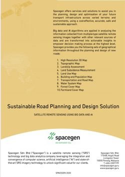 Sustainable Road Planning